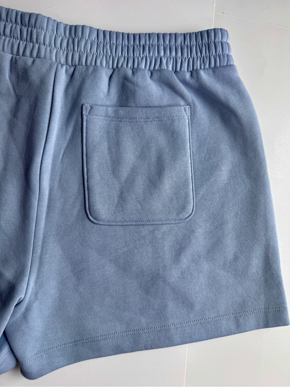 Women's Converse Retro Chuck Fleece Pull-On Shorts Blue Size L NWT - Picture 9 of 9